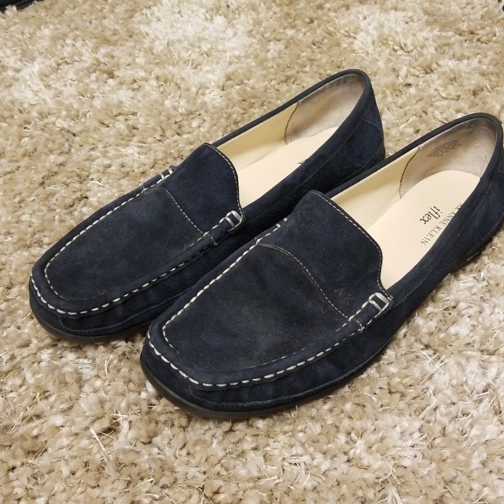 Anne Klein Iflex Maslipnslide Womens 10 M Navy Le